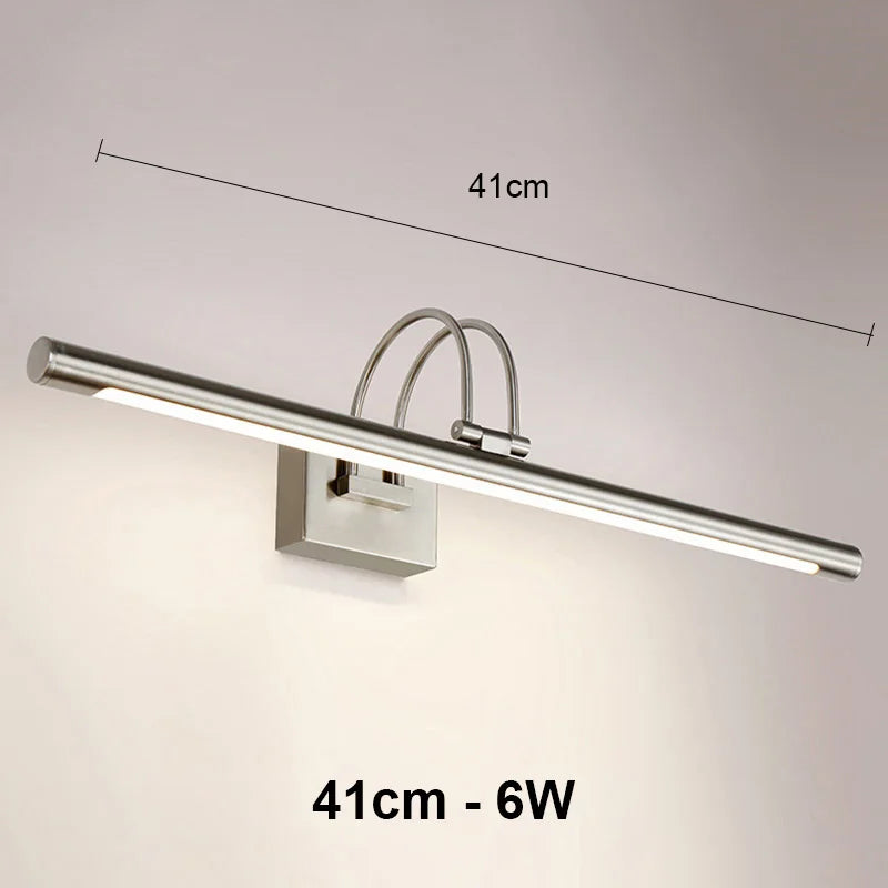 Mirror Wall Lamps Bathroom Modern Wall Lights 43CM 55CM 9W 12W Toilet