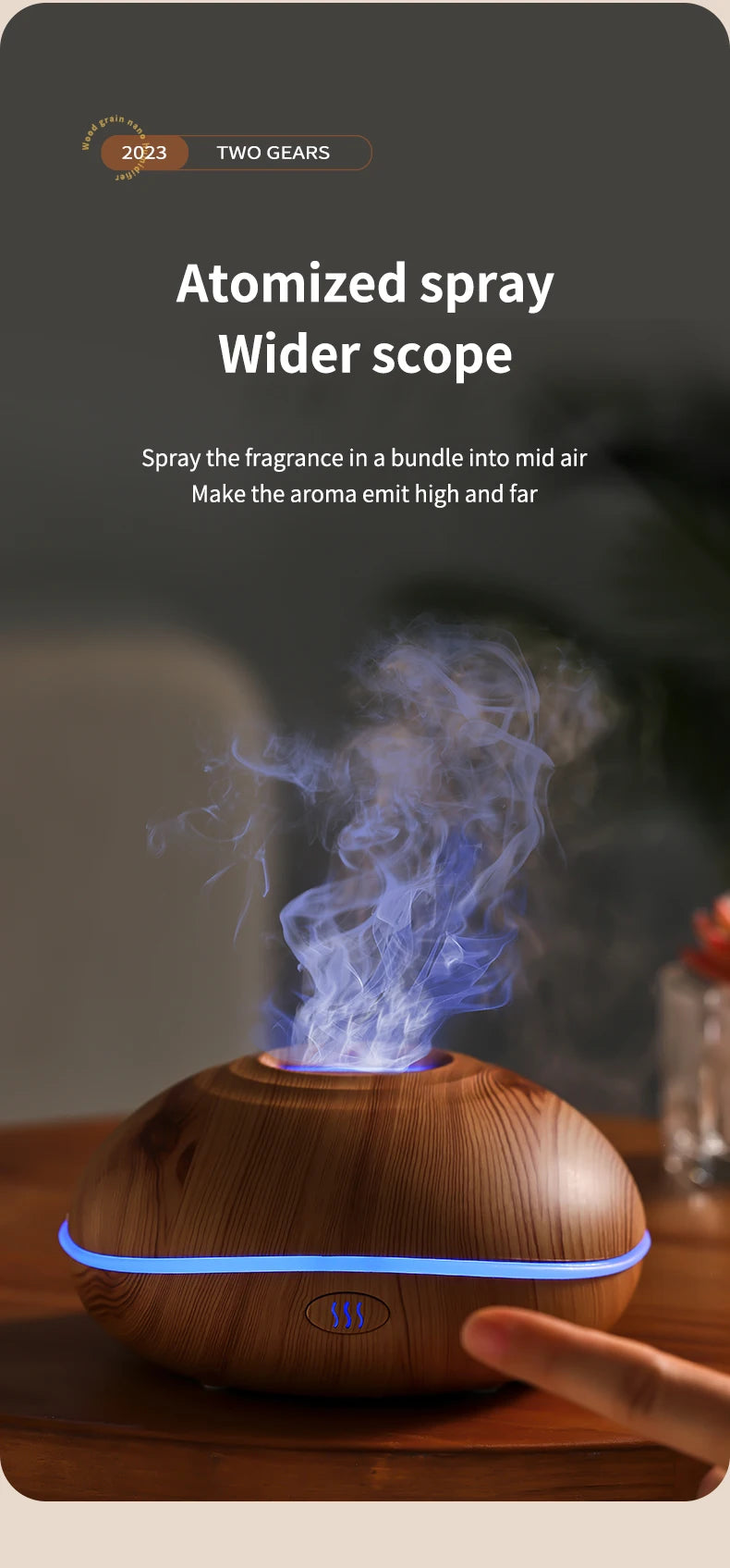 Aroma Humidifier flame Can Add Essential Oil Small AromaRelax Machine