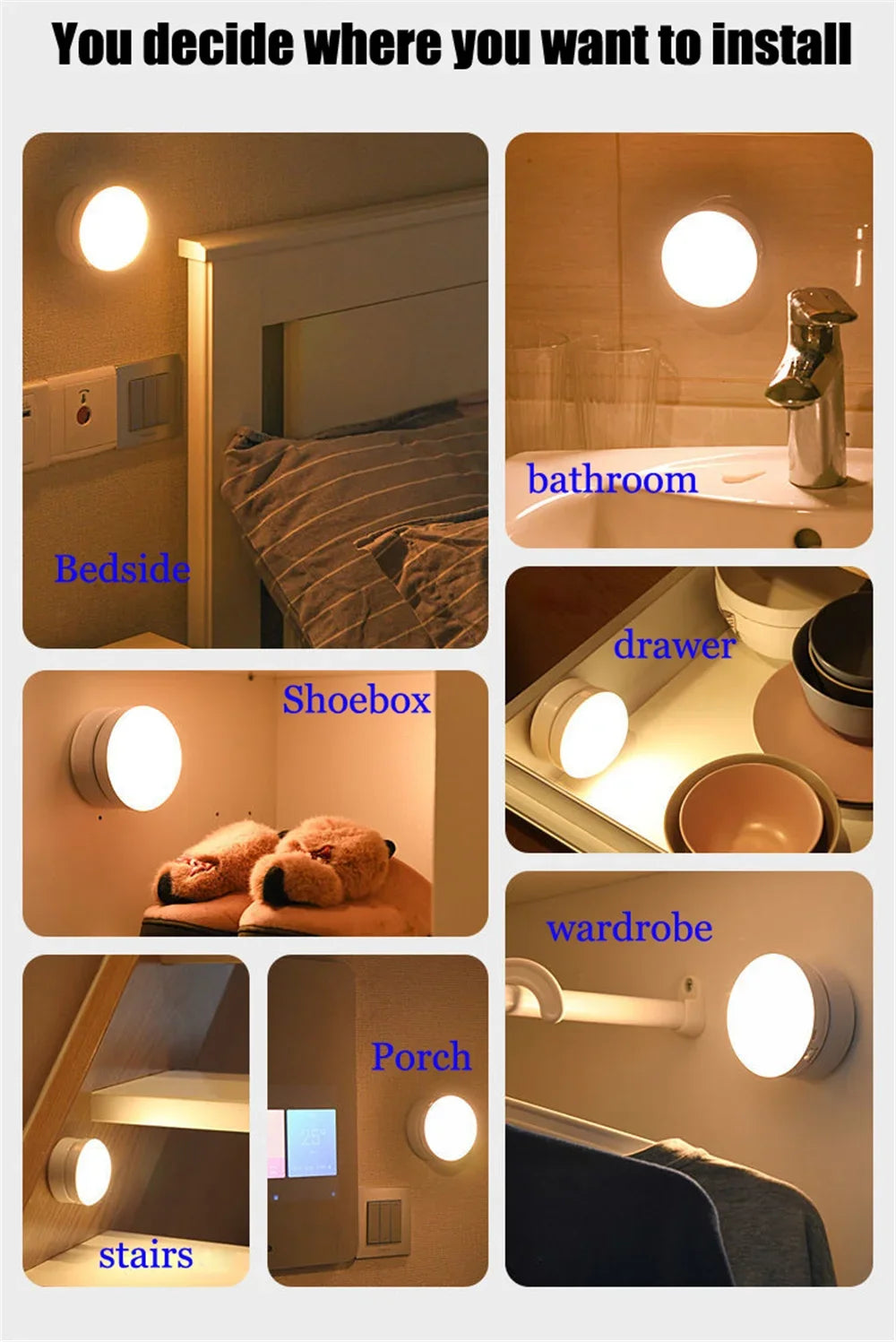 Rechargeable Motion Sensor Night Light