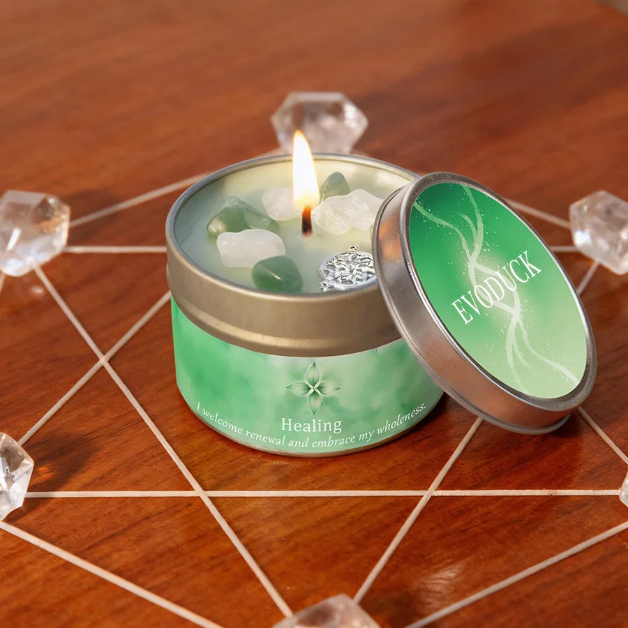 Law of Attraction Peace Ritual Candle, Lavender & Chamomile Aroma