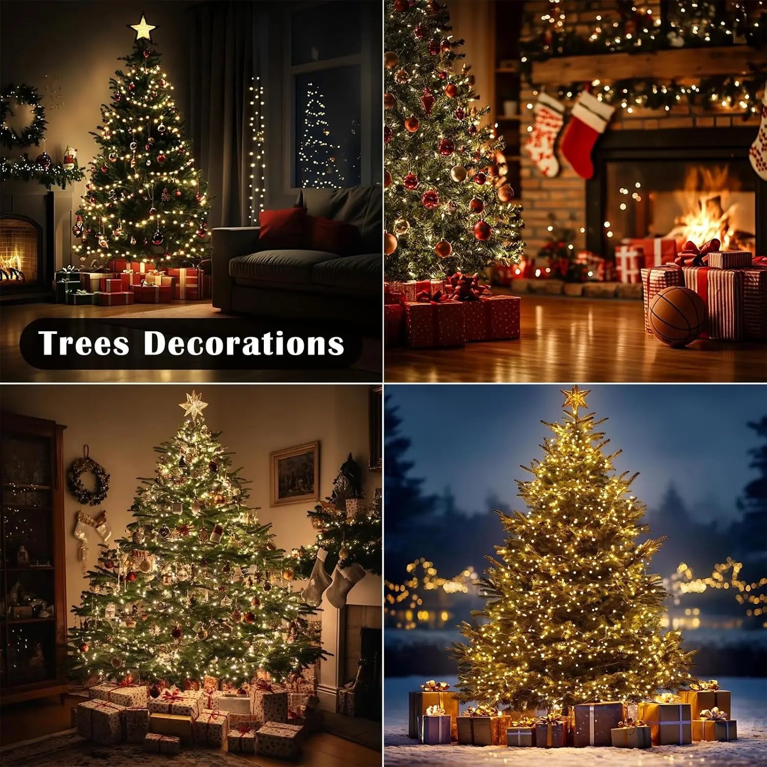 LED Firecracker String Lights EU/US DC Power Remote Control Halloween Garland Fairy Light for Wedding Party Christmas Decoration