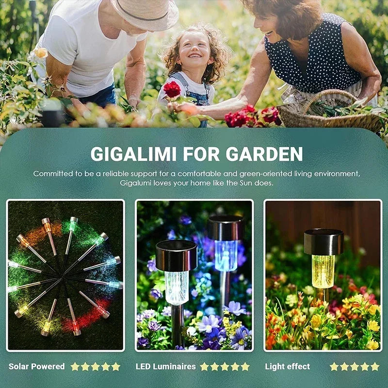 Solar Garden Lantern Pathway Set