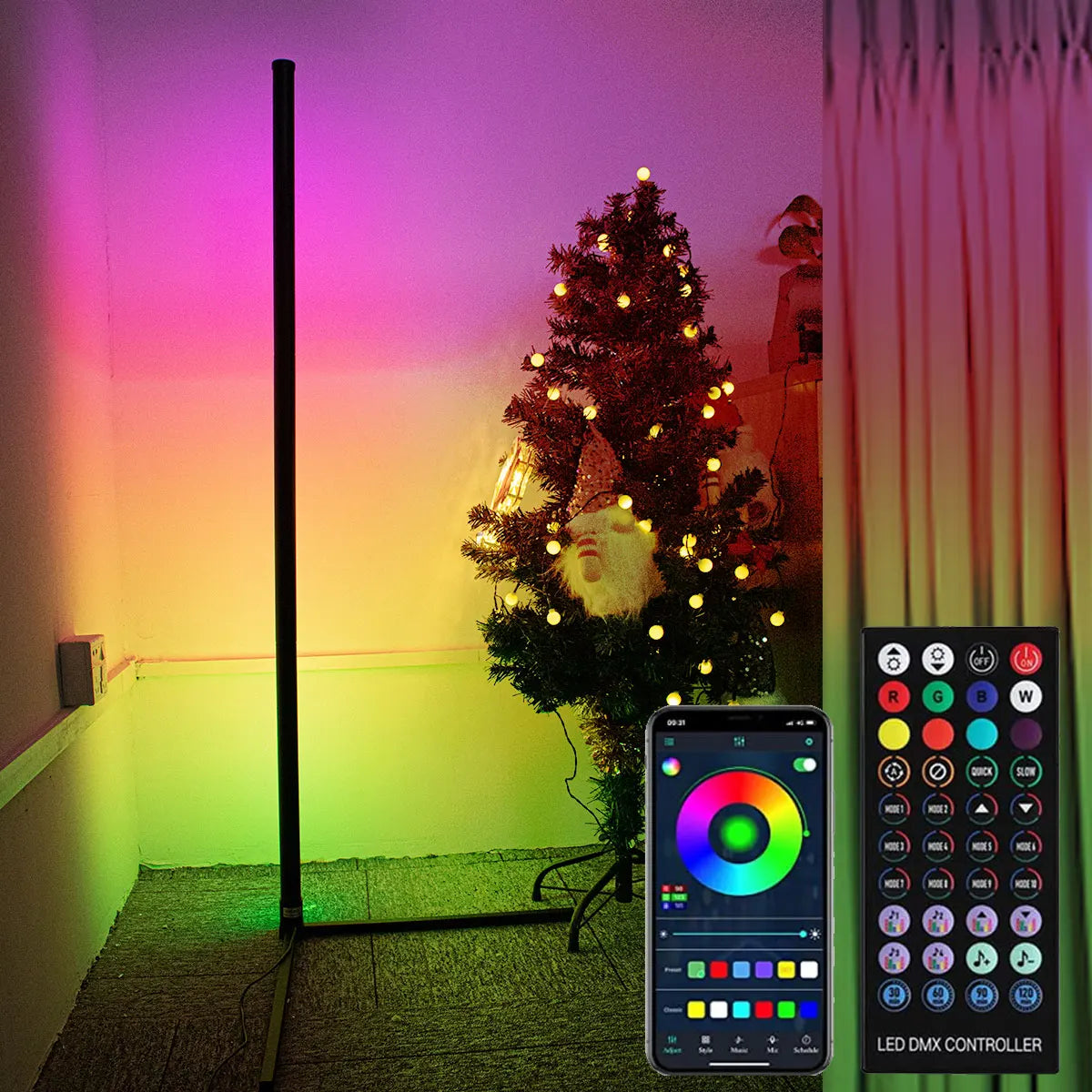 Smart Bluetooth Corner Lamp 160cm