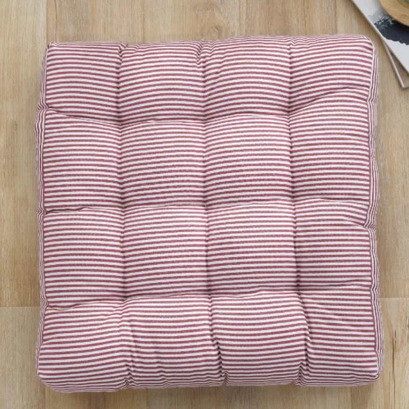 Oversized Floor Seat Pillow Cotton Linen Chair Cushions Meditation Yoga Thickened Square Windows Pad for Adults Seating Pillows