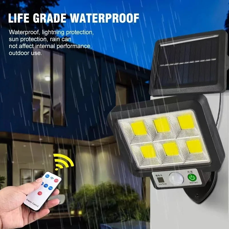 COB Solar Split Wall Light
