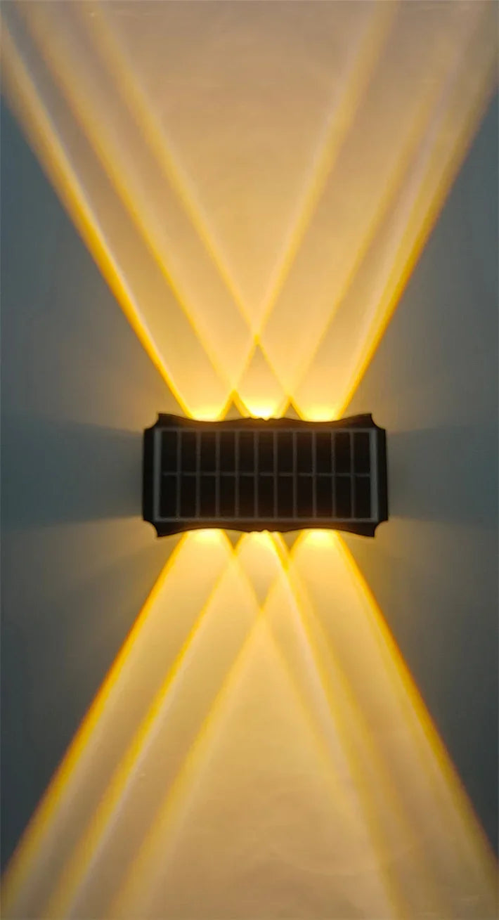Up & Down Solar Wall Light