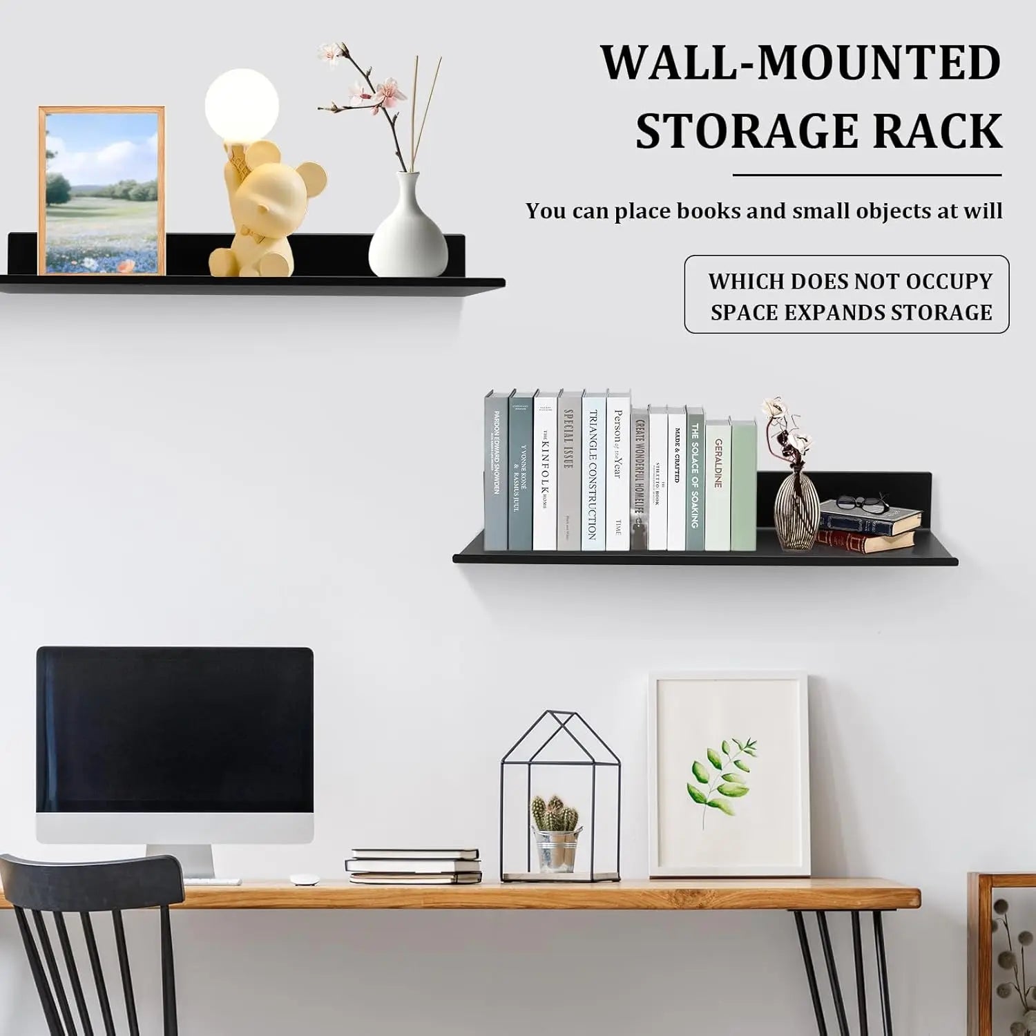 Metal Picture Ledge Wall Shelf