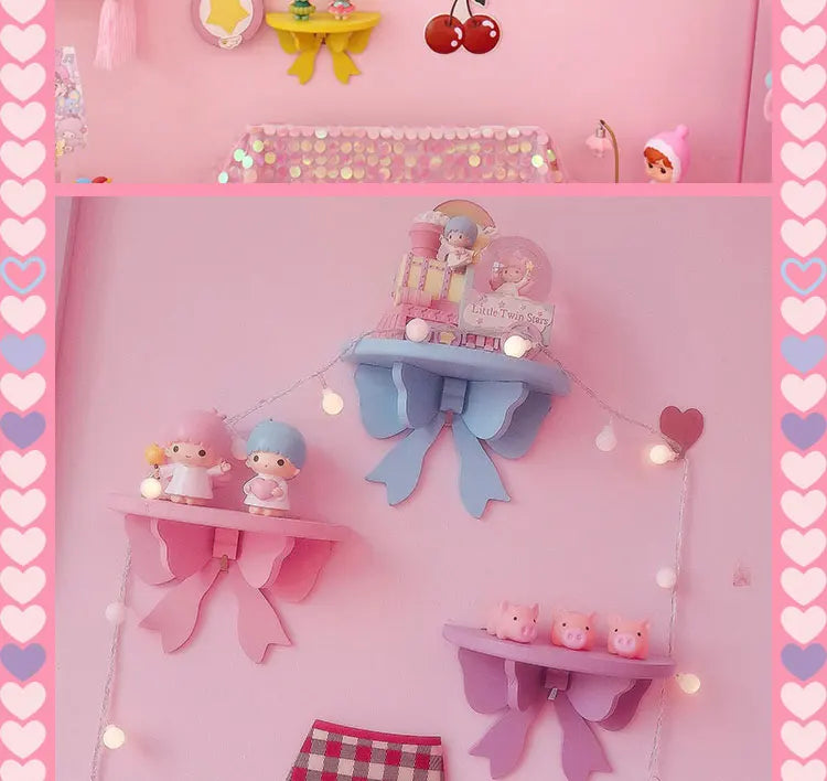 Kawaii Bow Wall Shelf