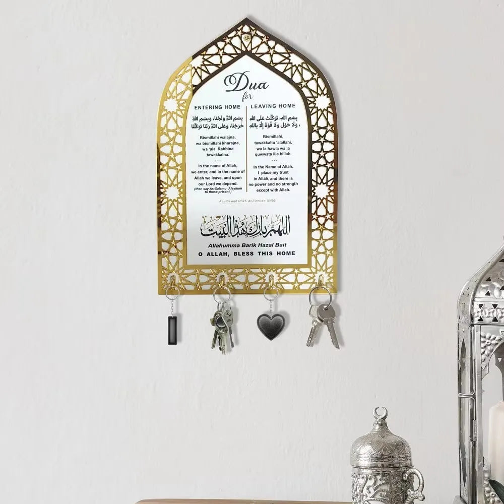 Wooden Wall Mounted Key Holder Rack