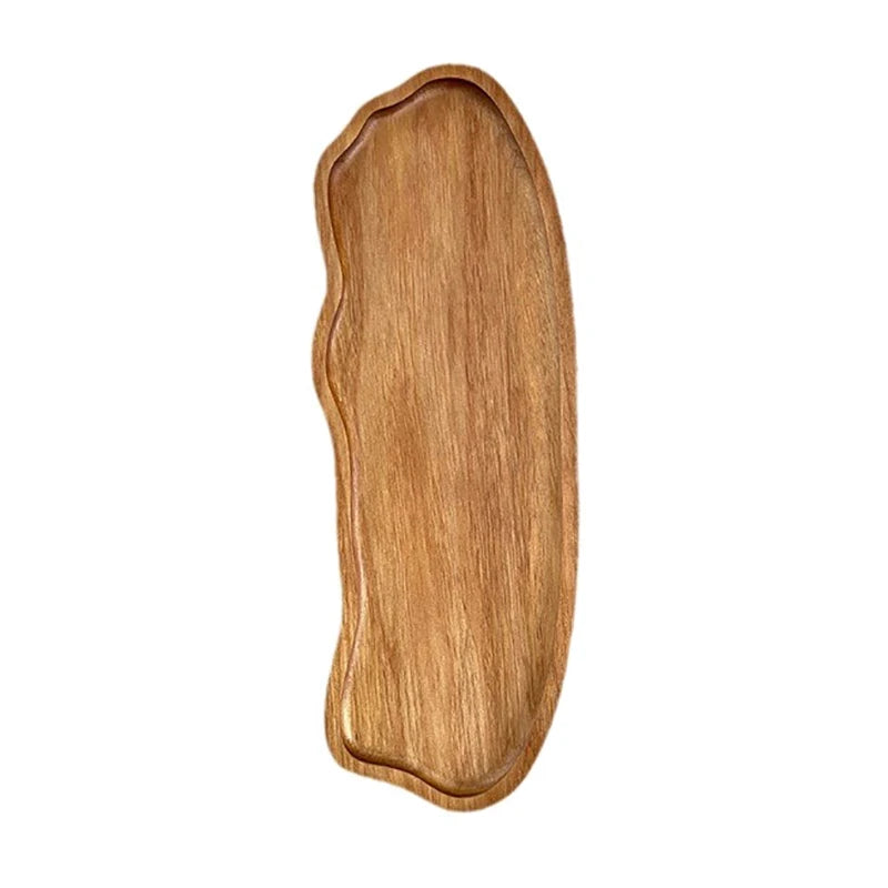 Wooden Serving Trays Oval Wood Tray Platters for Serving