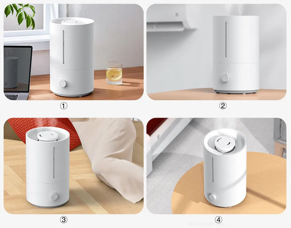 Humidifier 2 300mL/h Humidification 4L Large Capacity Mist Maker Aroma