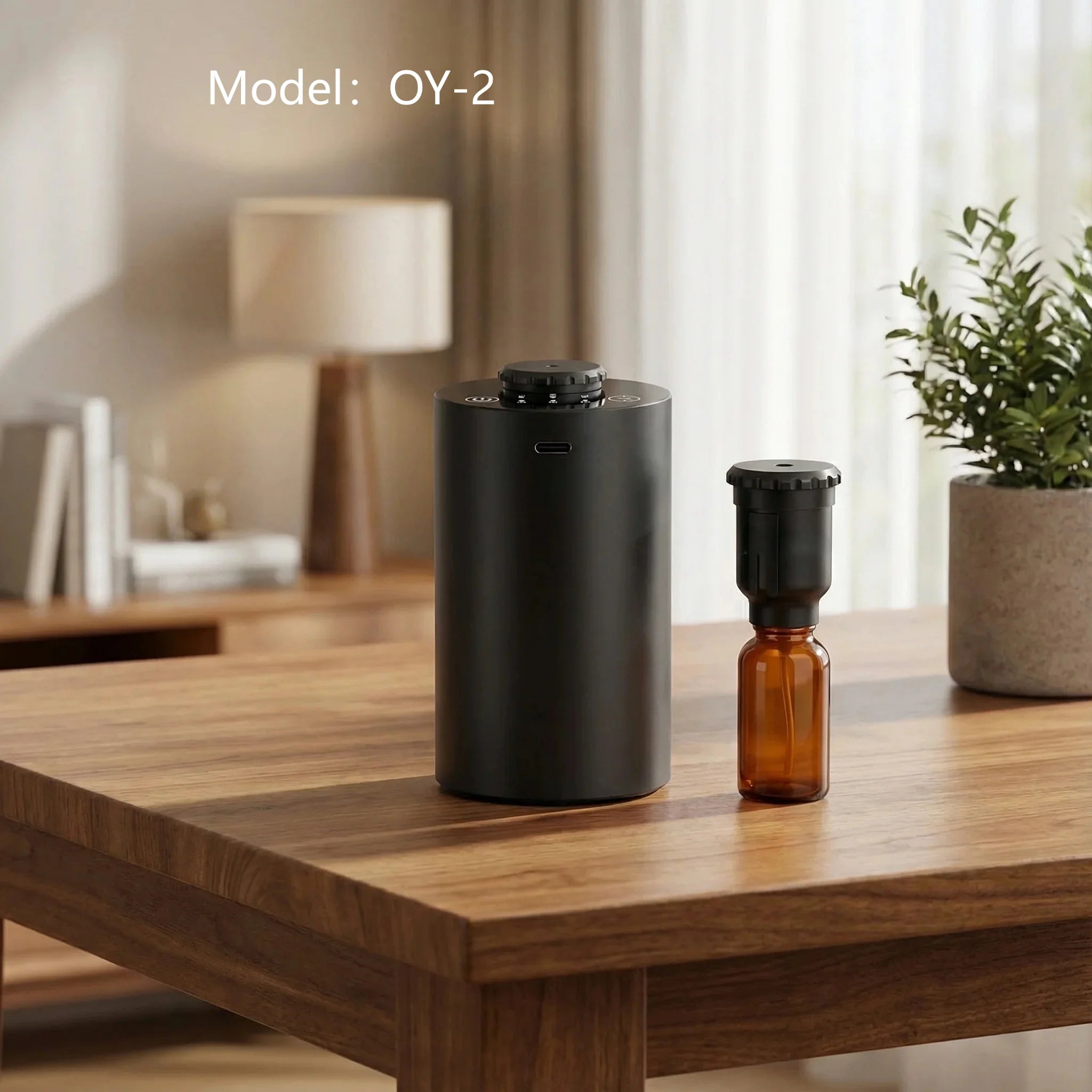 Waterless Essential Oil Diffuser Battery Operated Cordless Aromatherapy