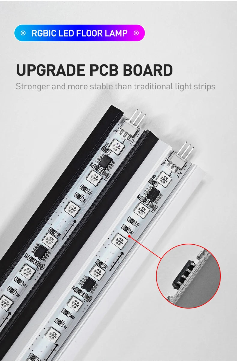 Smart APP RGB Corner Lamp 180cm
