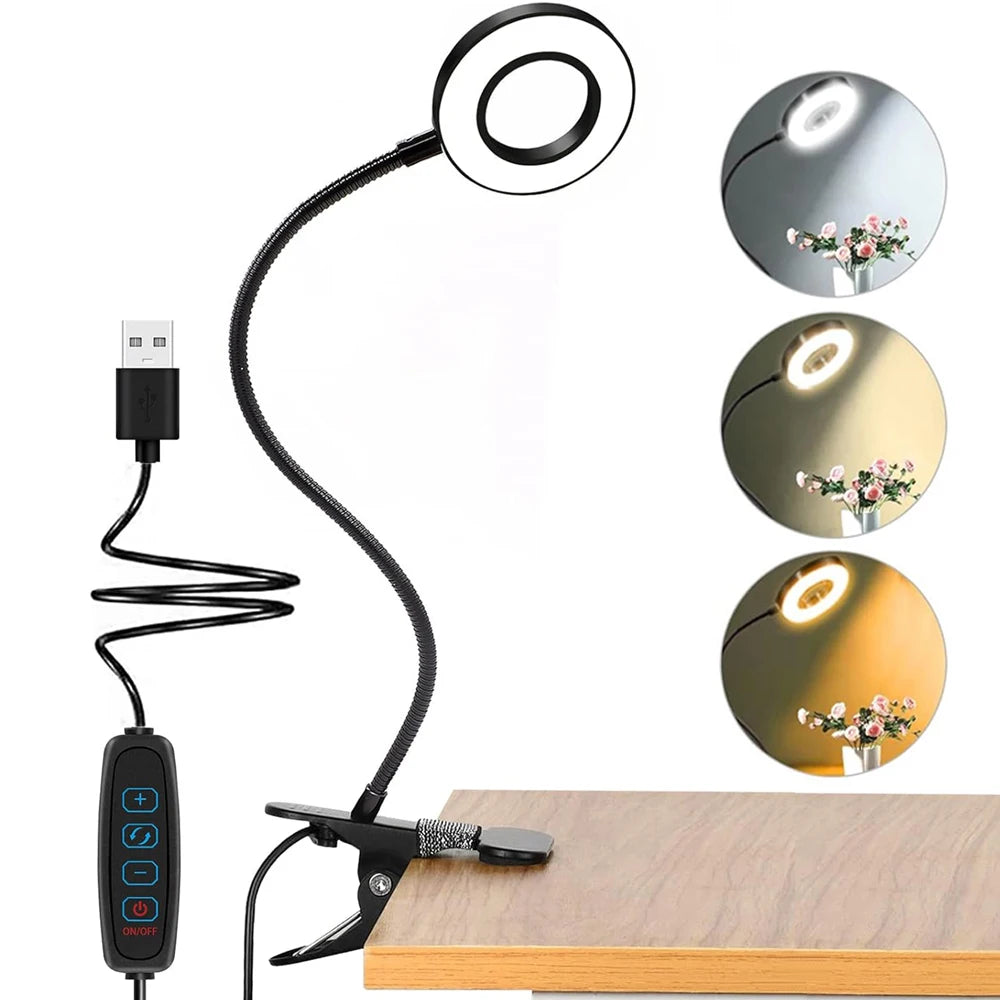 48 LED Clip Desk Lamp
