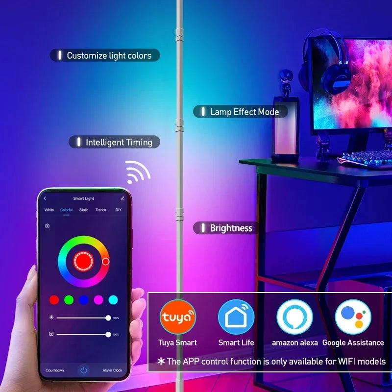 RGBIC Smart Corner Floor Lamp