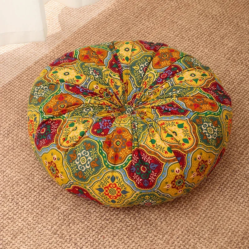 Bay Window Tatami Mats Futon Pumpkin Mats Multi-colored Cushions Thickened Lazy Butt Mats Chair Cushion Floor Cushion Futon