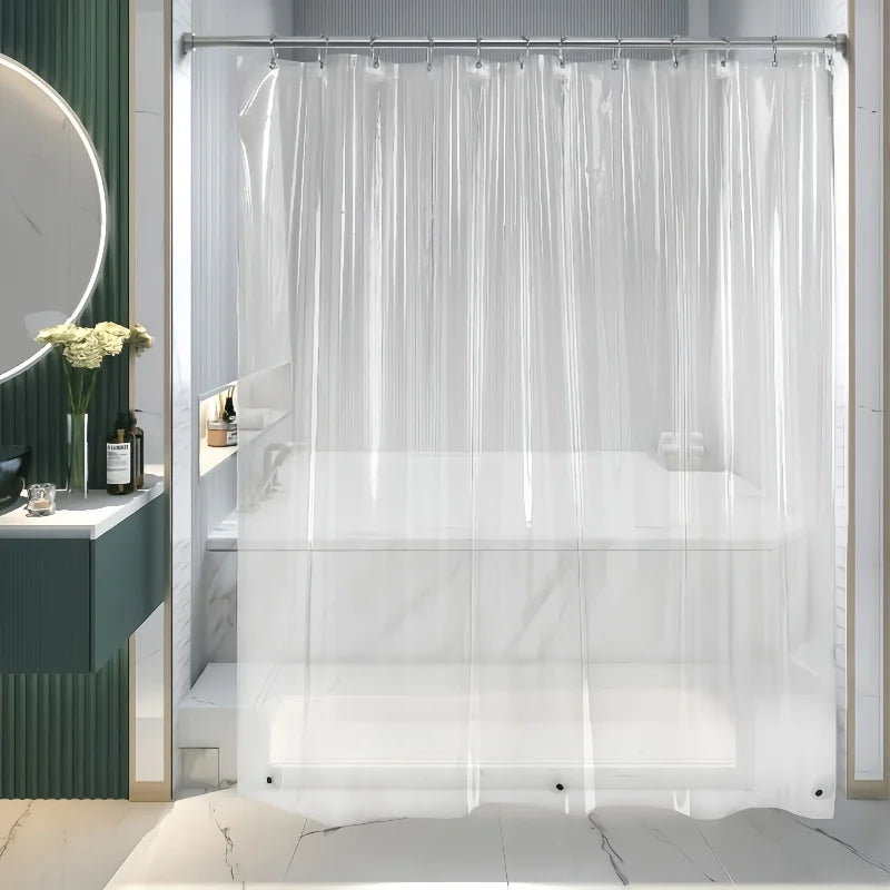Shower Curtain Transparent Peva Transparent Shower Curtain