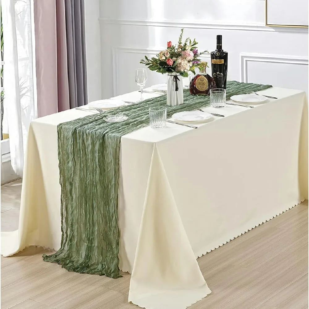 Cheesecloth Table Runners Set of 10