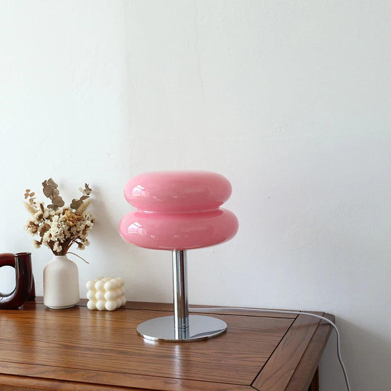 Macaron Trichromatic Glass Lamp