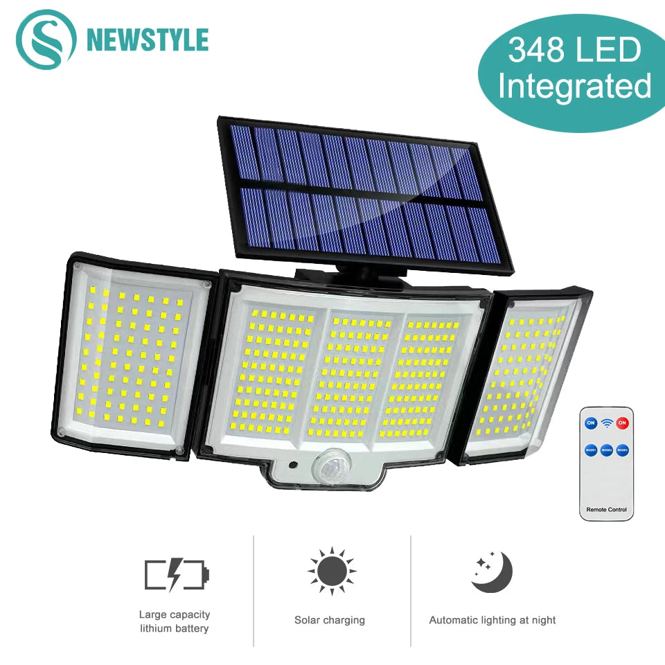 Solar Motion Sensor Security Light