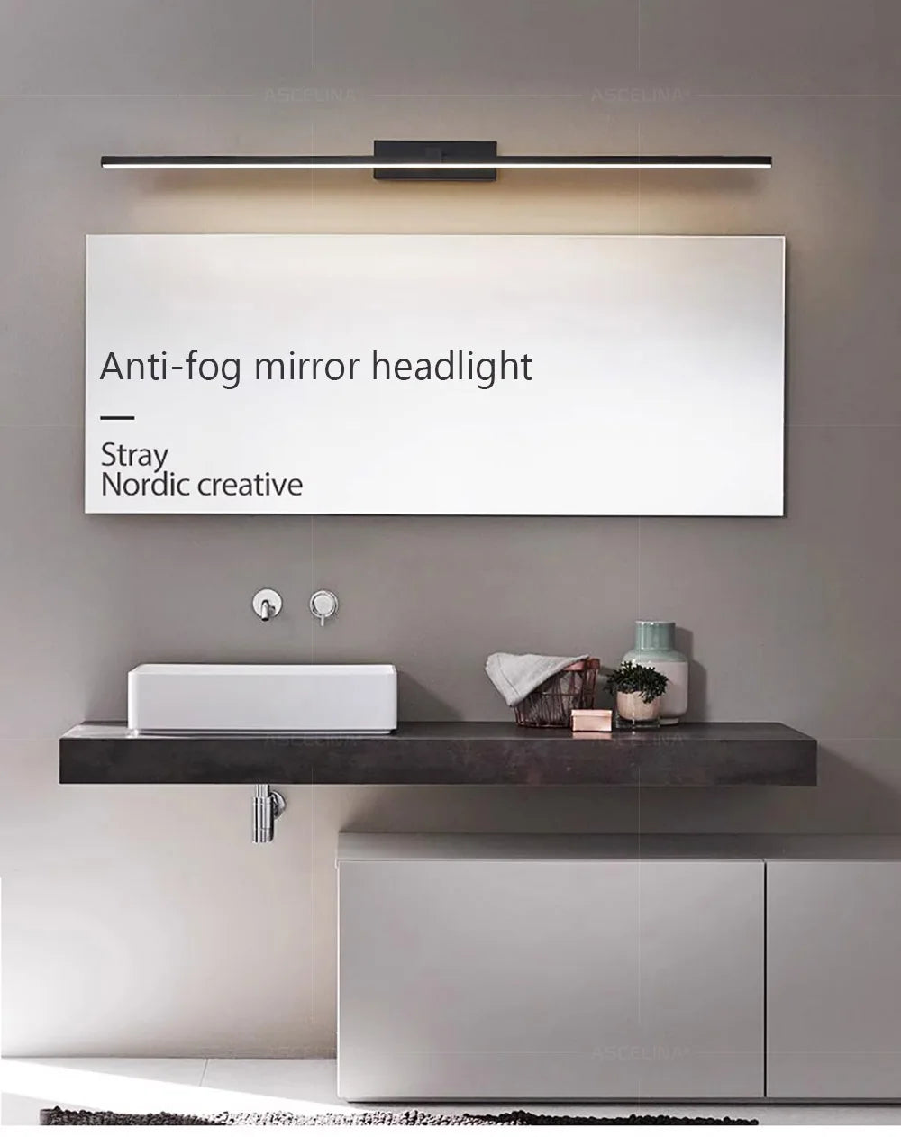 Long Strip LED Mirror Light