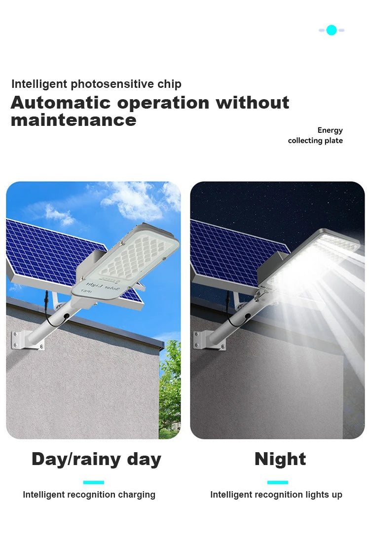 250W led solar light Outdoor garden Waterproof Solar street Light Dusk