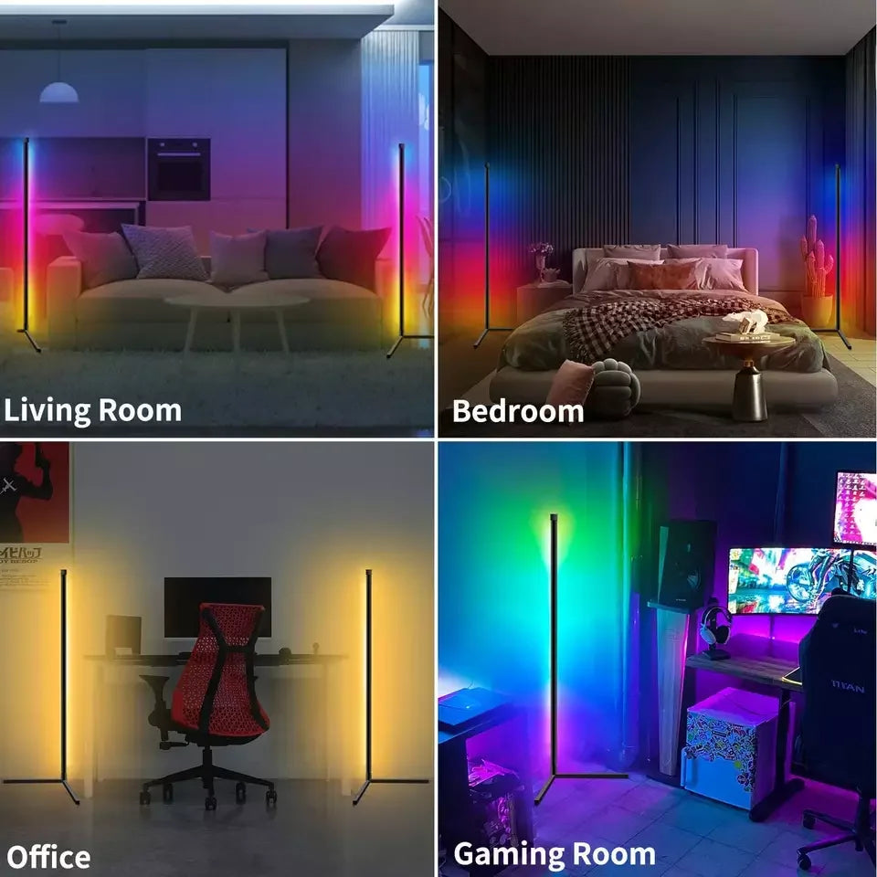 RGB Bluetooth Corner Floor Lamp