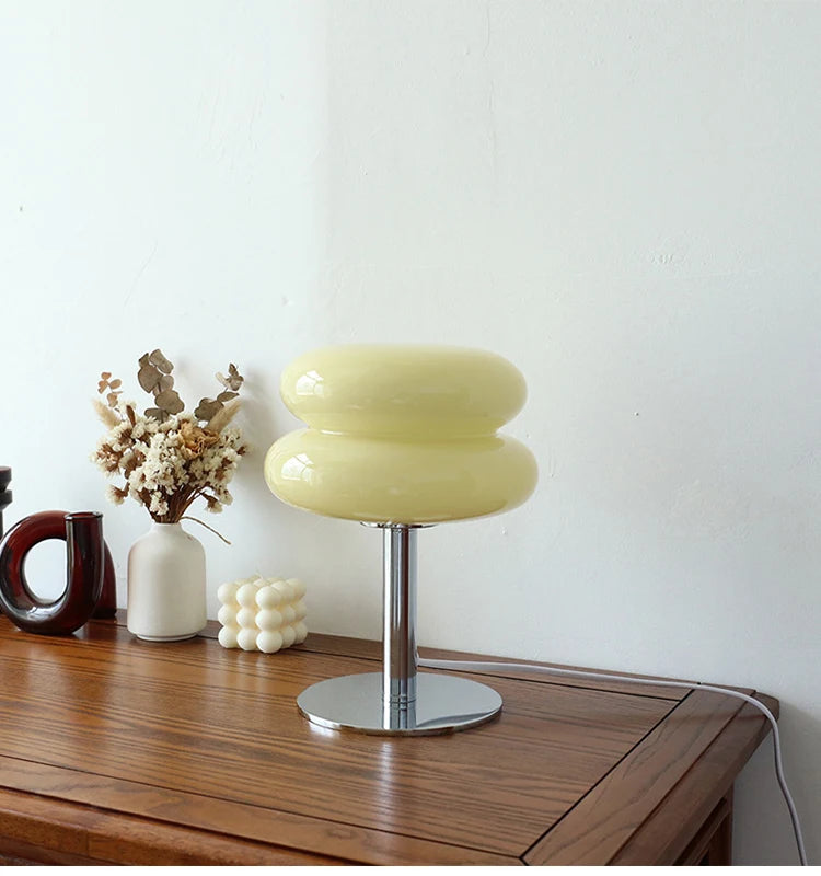 Macaron Trichromatic Glass Lamp