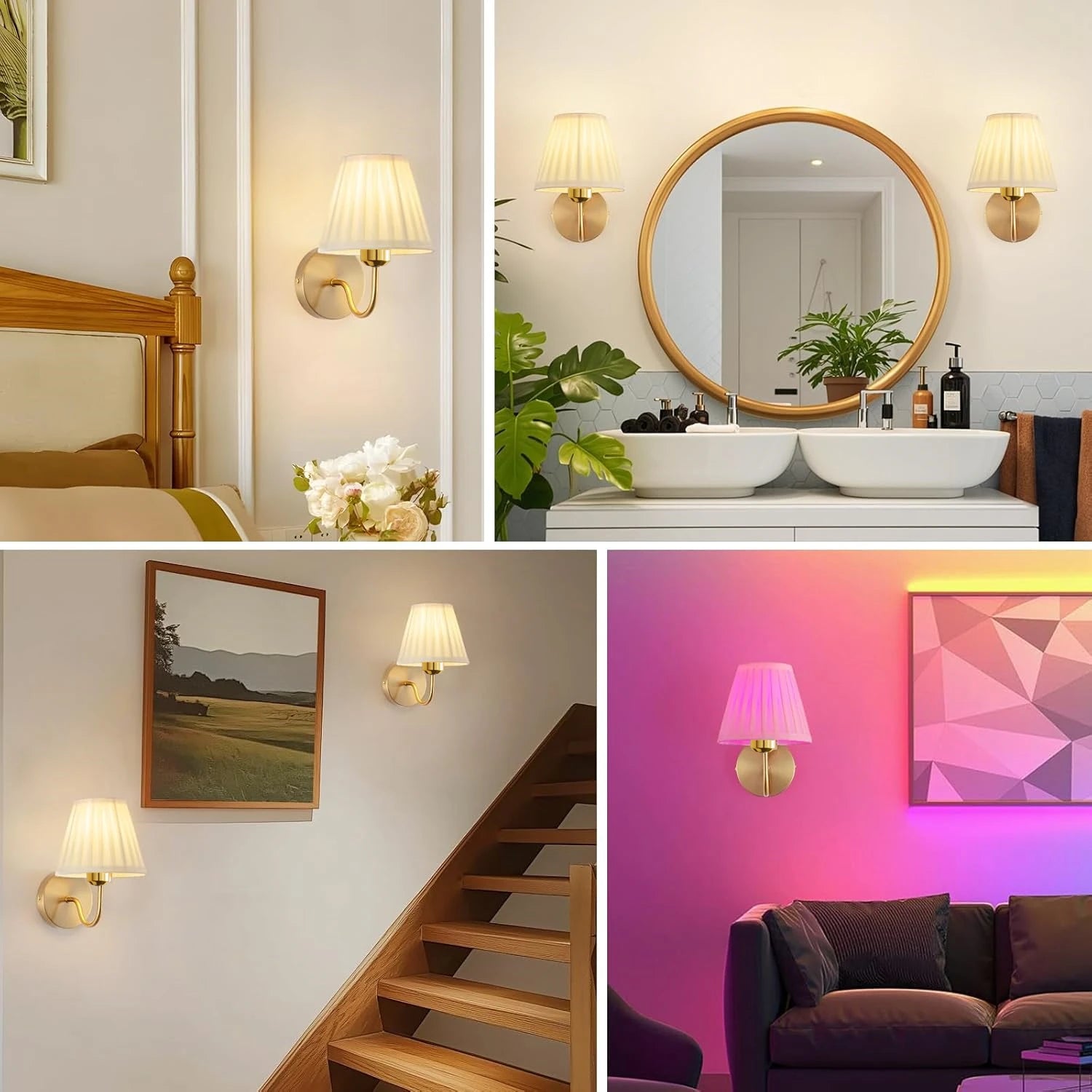 Wireless Colour Changing Wall Light