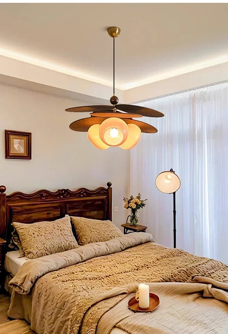Rattan Weave Vintage Pendant Light