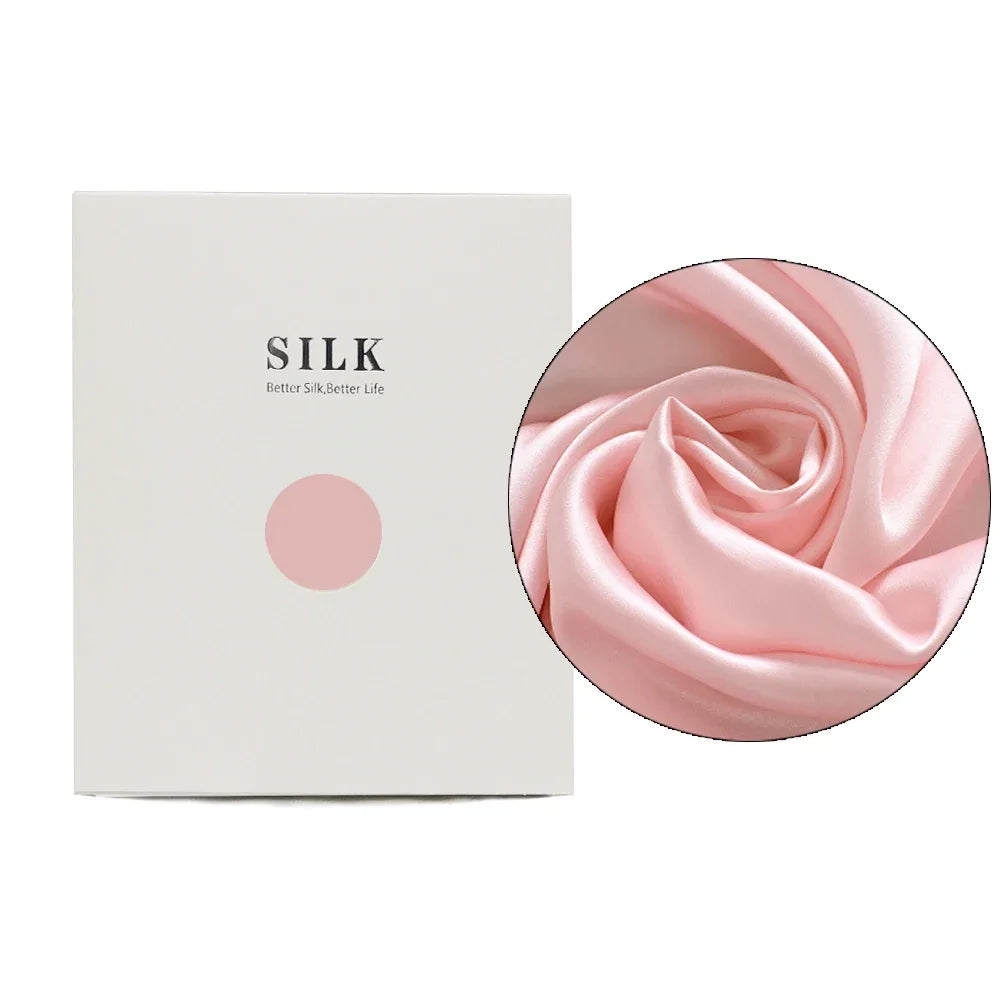 100% Natural Mulberry Silk Pillowcase with Hidden Zipper Double Sided