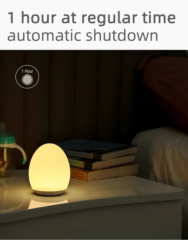 7 Color Changing Night Light RGB Remote Control Touch Dimmable Lamp