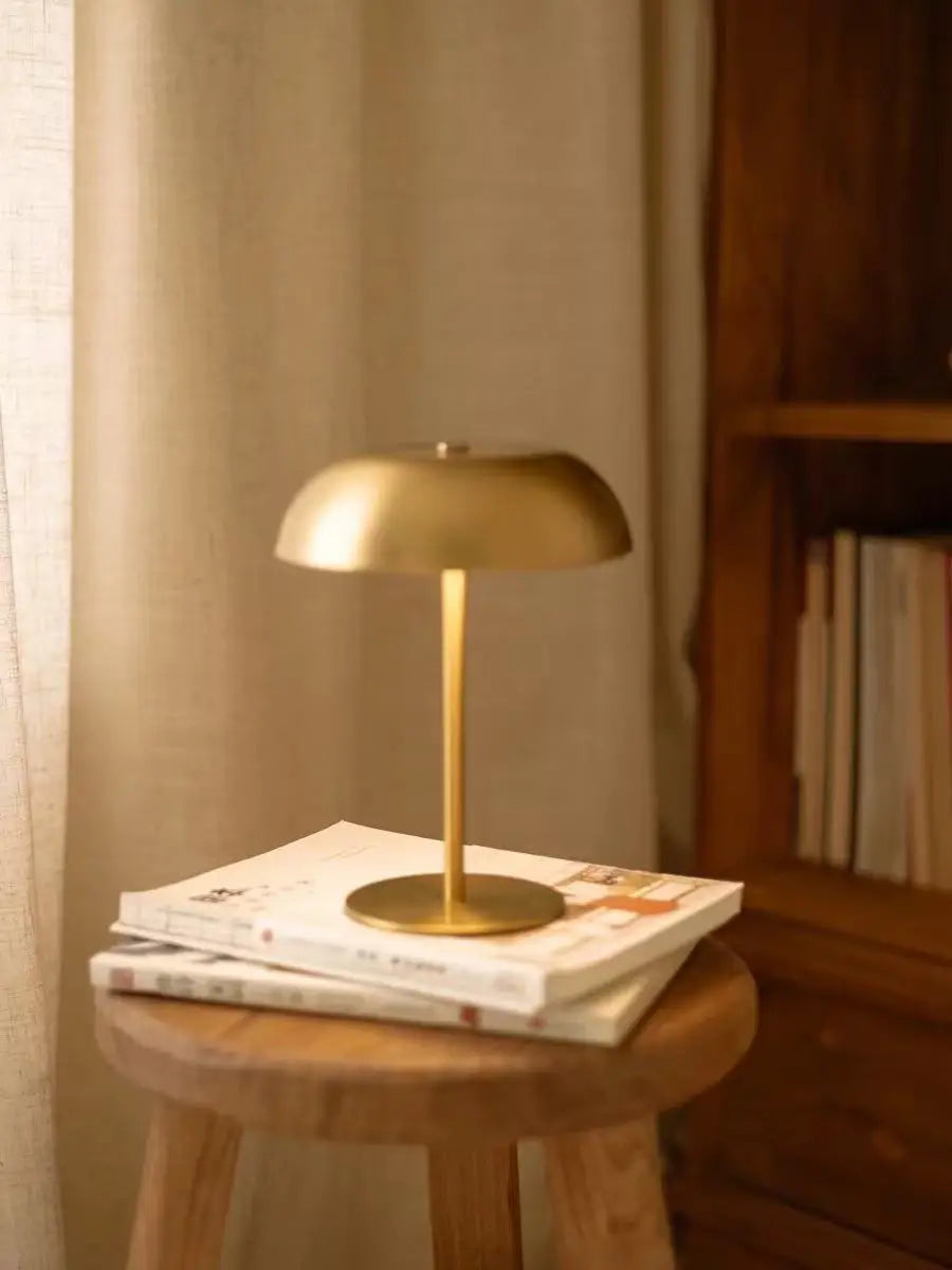 Cordless Rechargeable Mushroom Table Lamp