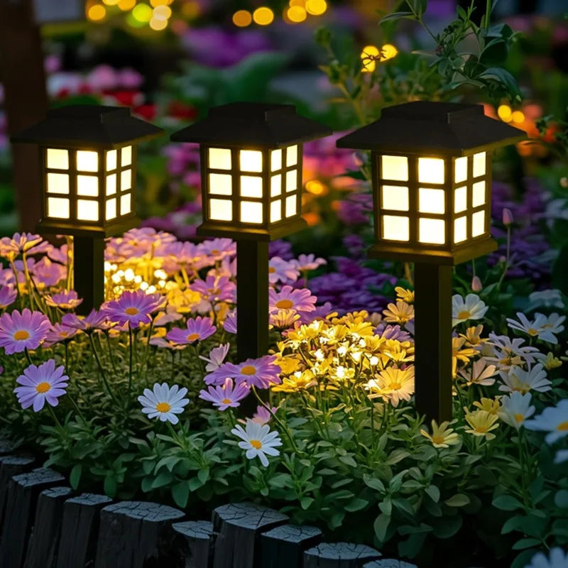 Solar Lantern Pathway Lights