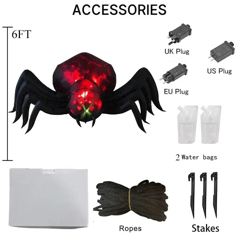 6 ft Inflatable Shadow Stalker Ghost with LED
