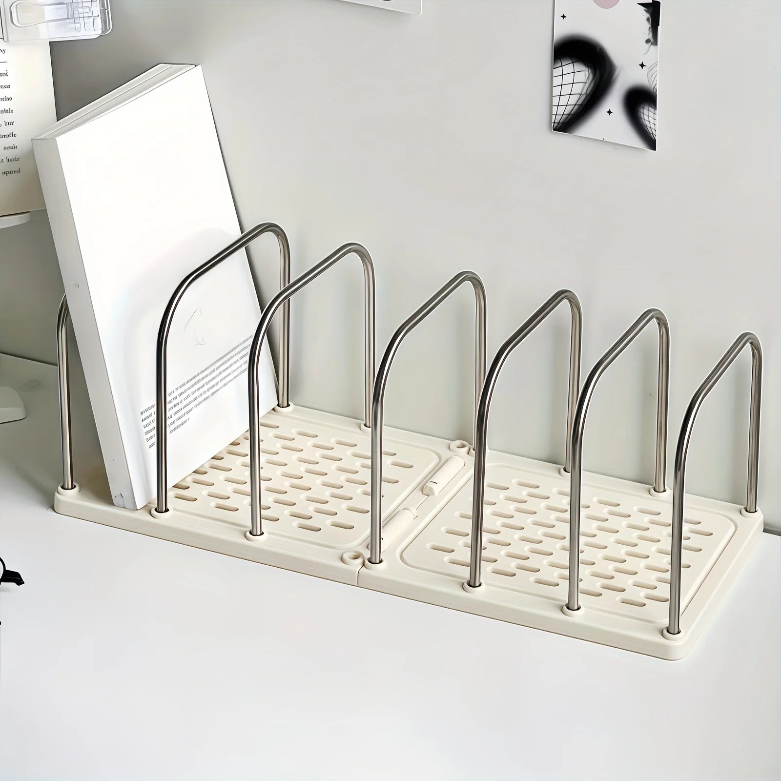 Minimalist Vertical Desk Book Stand