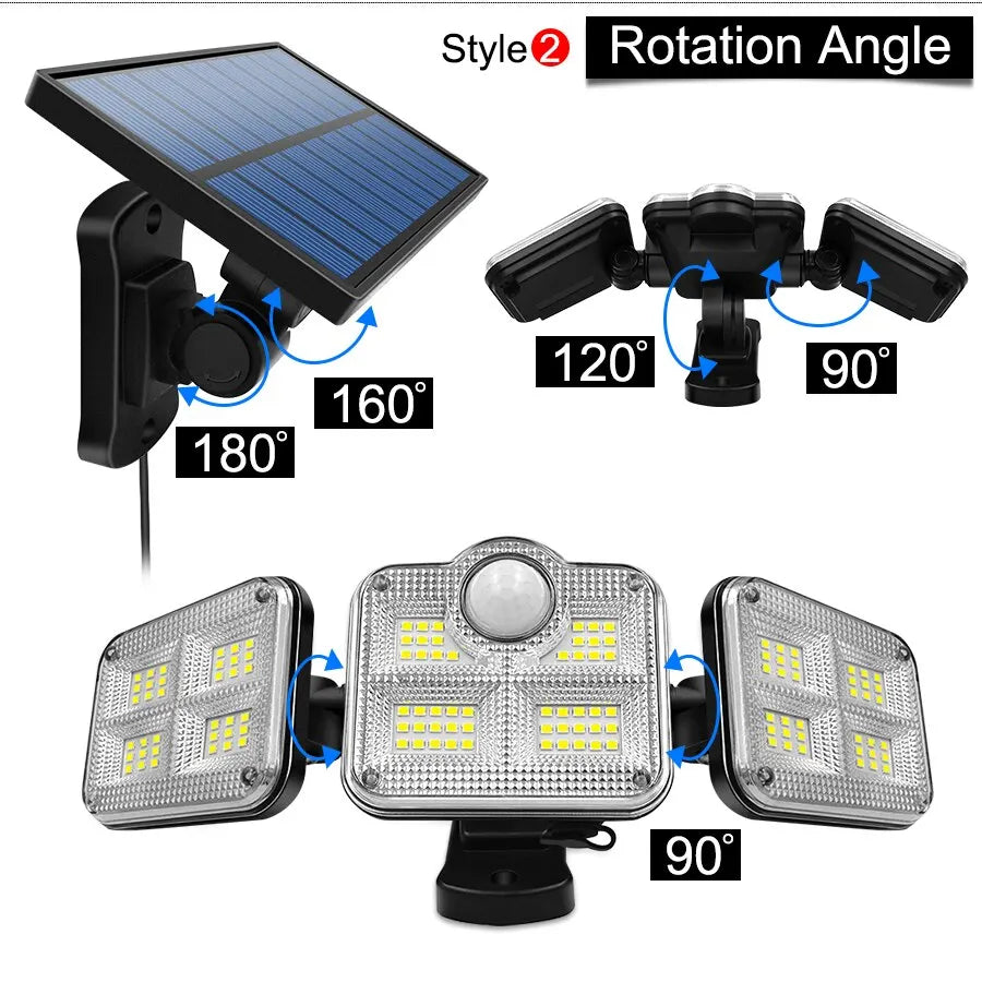 20W Adjustable Solar Garden Light