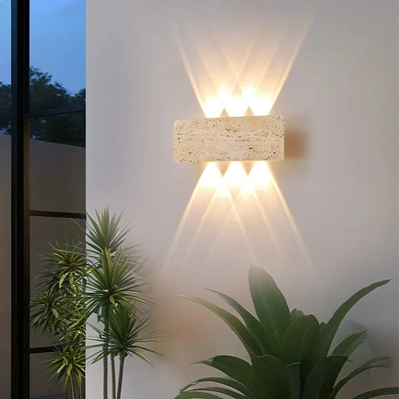 Wabi-Sabi Stone Wall Light