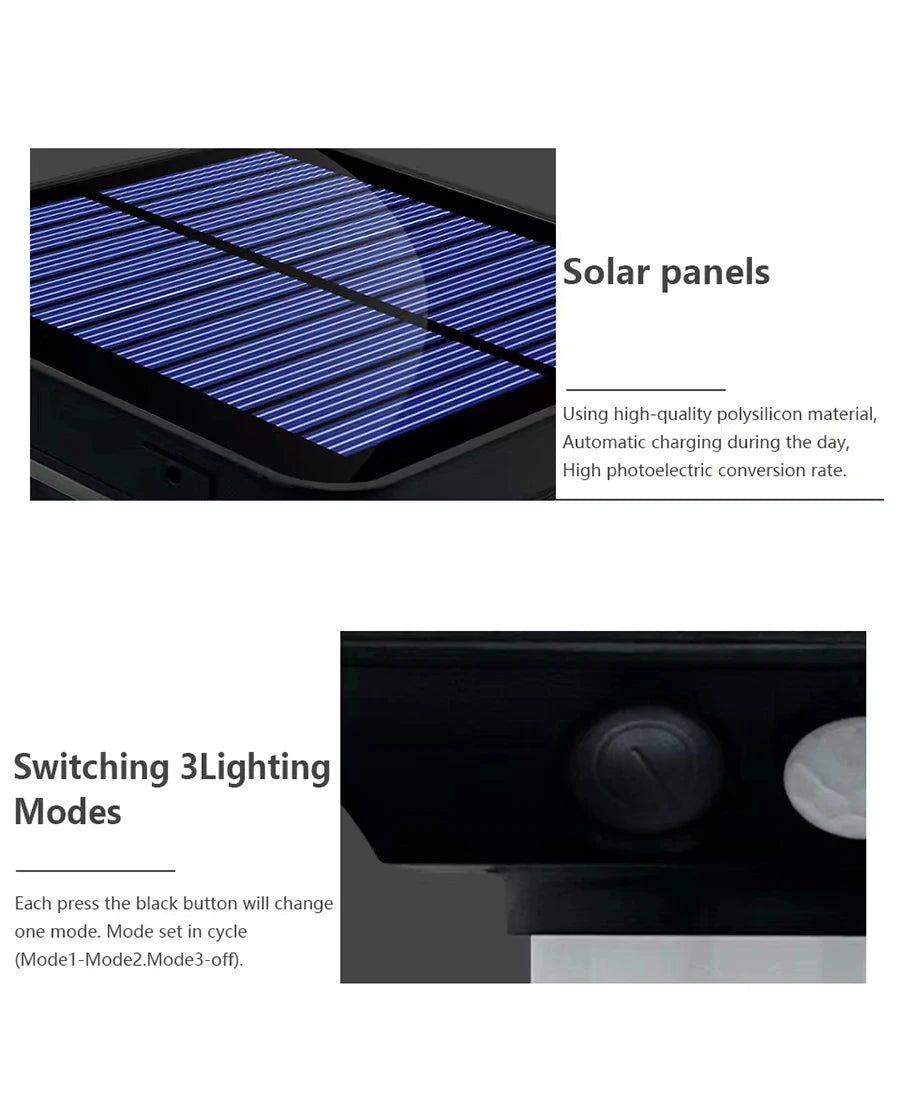 Solar Motion Sensor Pathway Lights