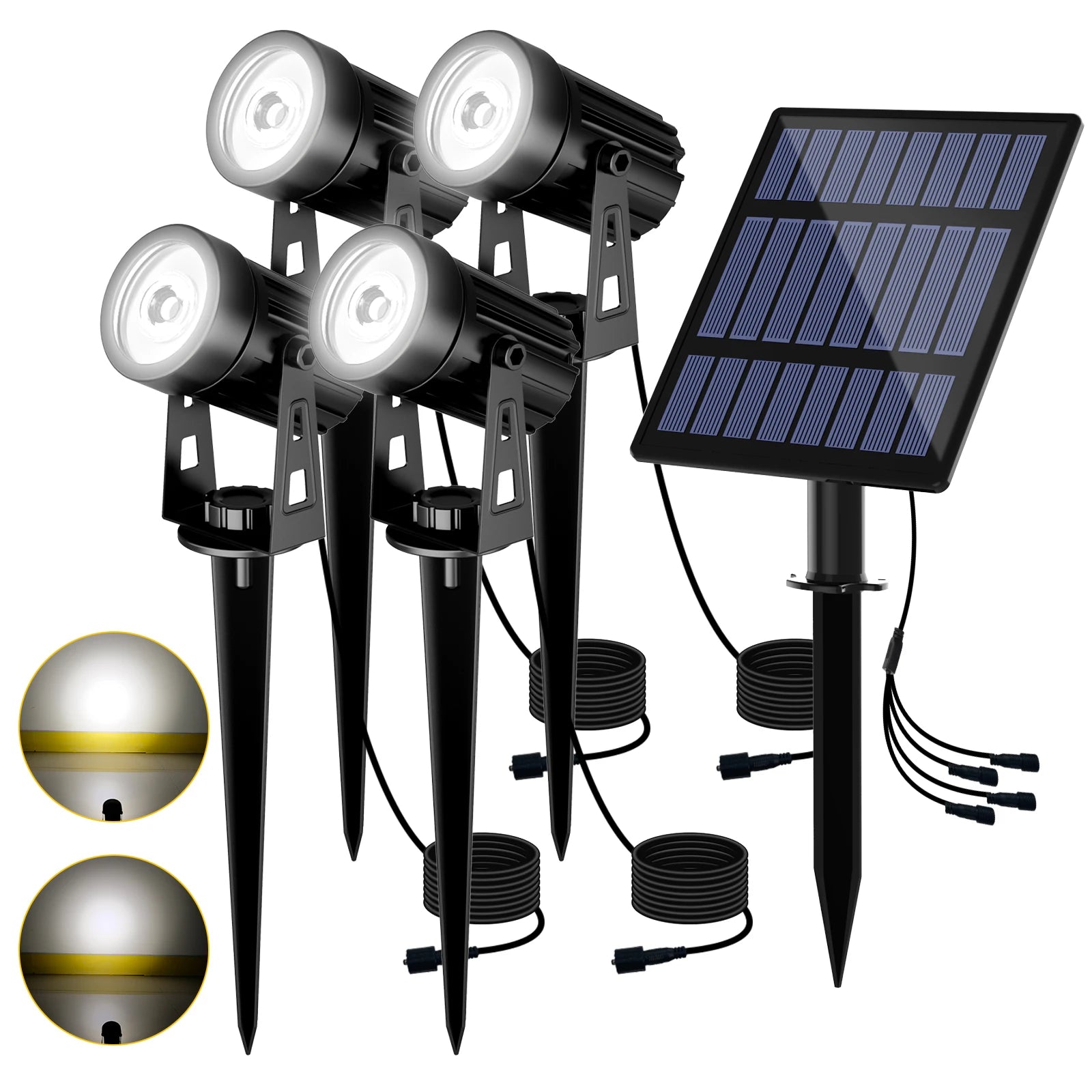 RGB Solar Garden Spotlight