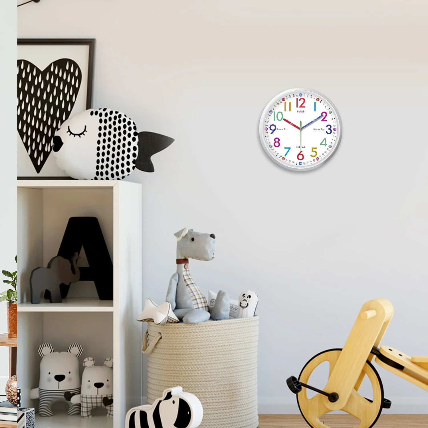 Minimalist Glass Wall Clock