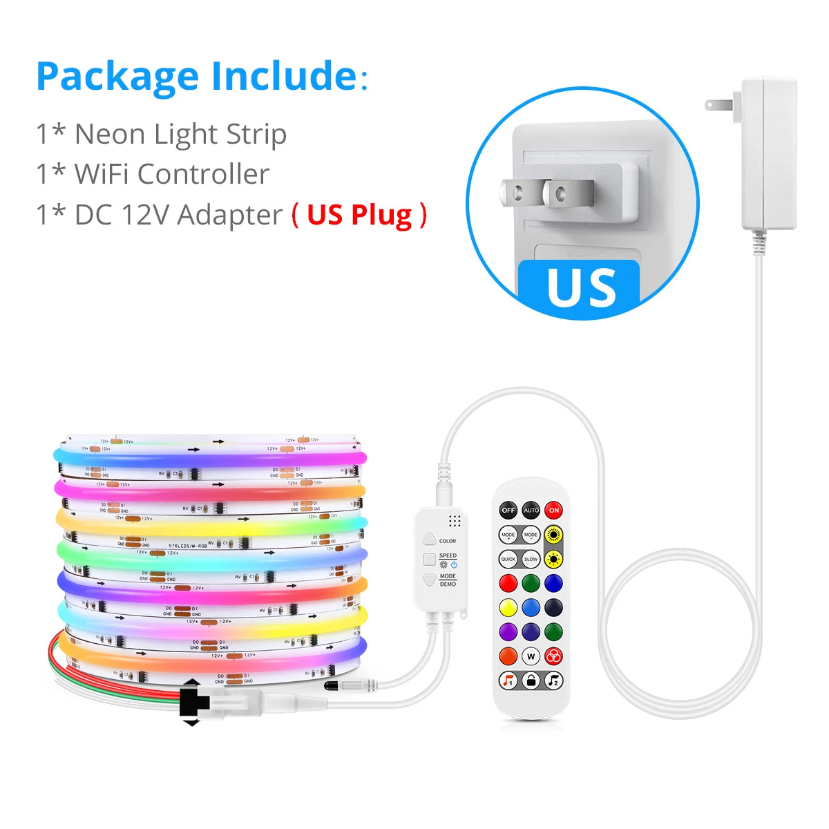 Tuya WiFi RGBIC COB Strip A