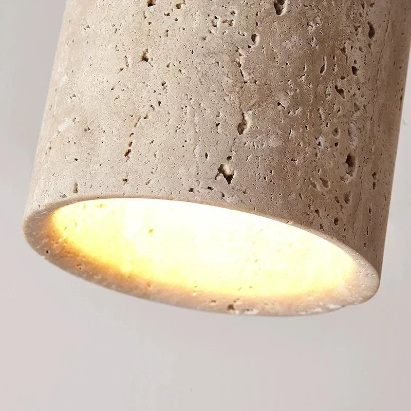 Japanese Stone Wood Ceiling Downlight