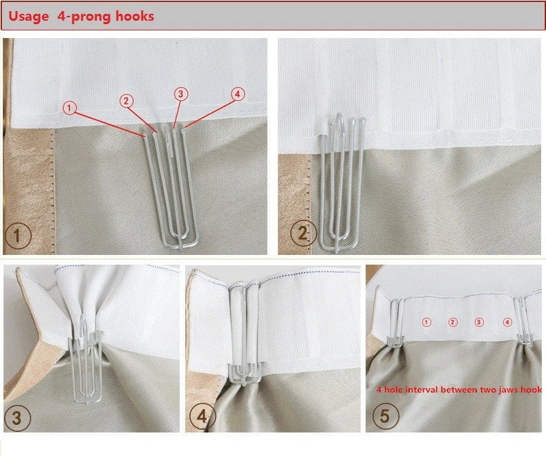 S Fold Wavy Sheer Curtains Good Quality White Tulle Window Curtains