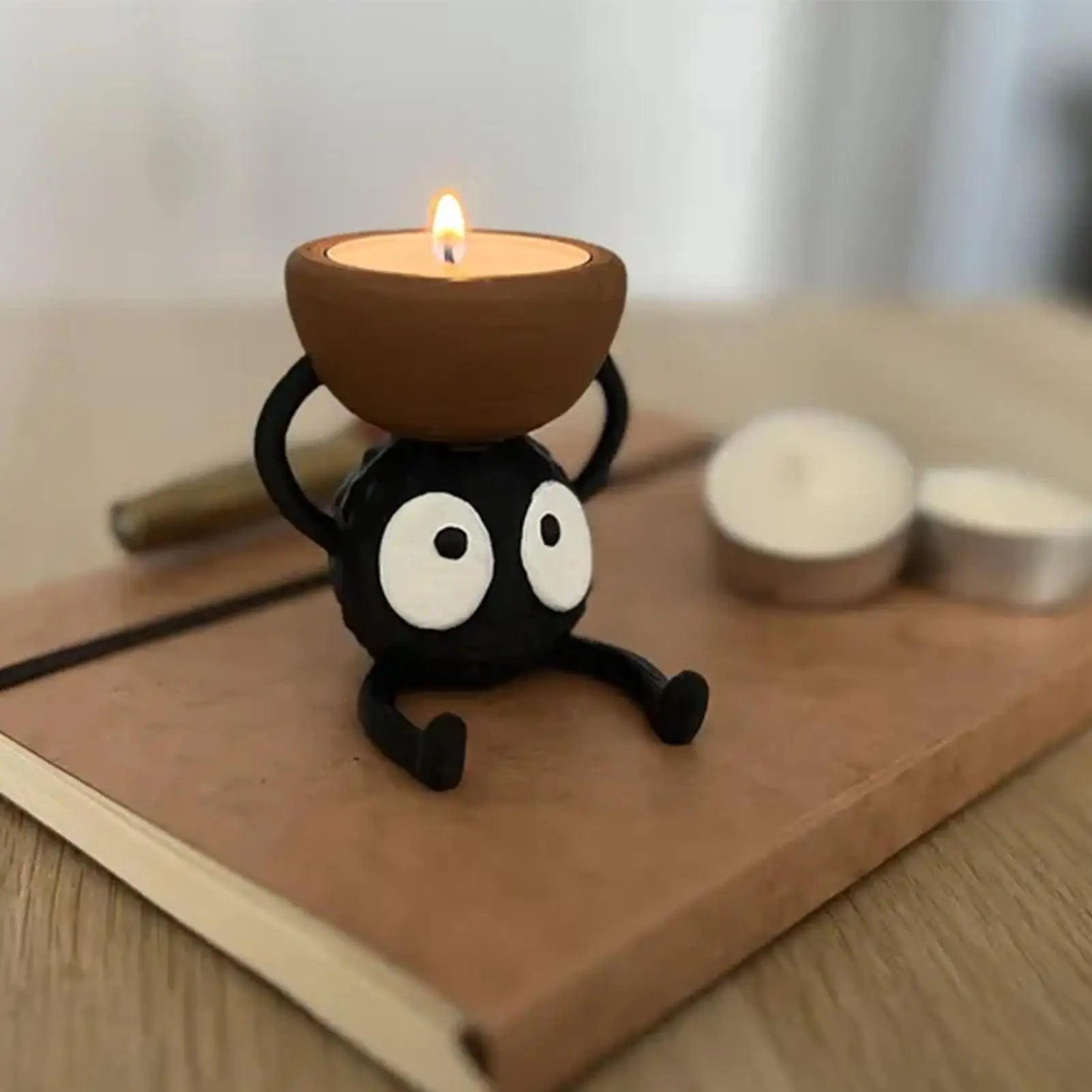 Cute Candlestick Holders Tea Light Candle Holder 3D Printed