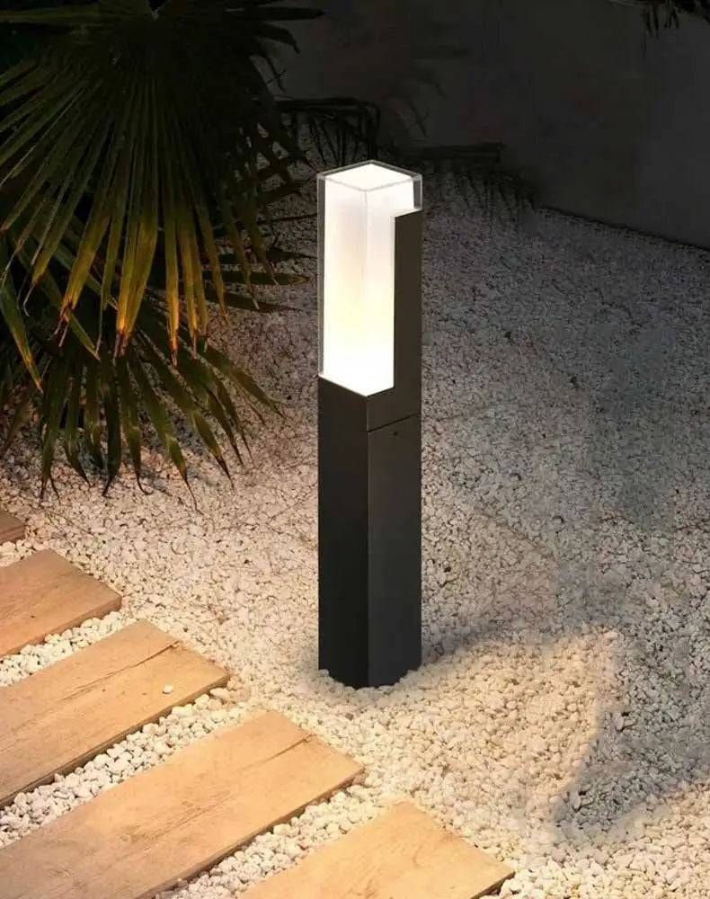 Outdoor LED Waterproof Garden Column Light Minimalist Design for