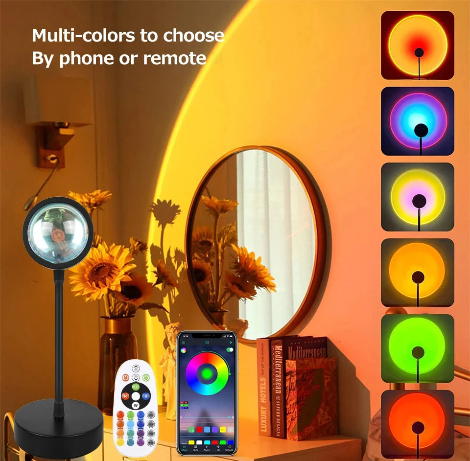Sunset Bluetooth Rainbow Projector