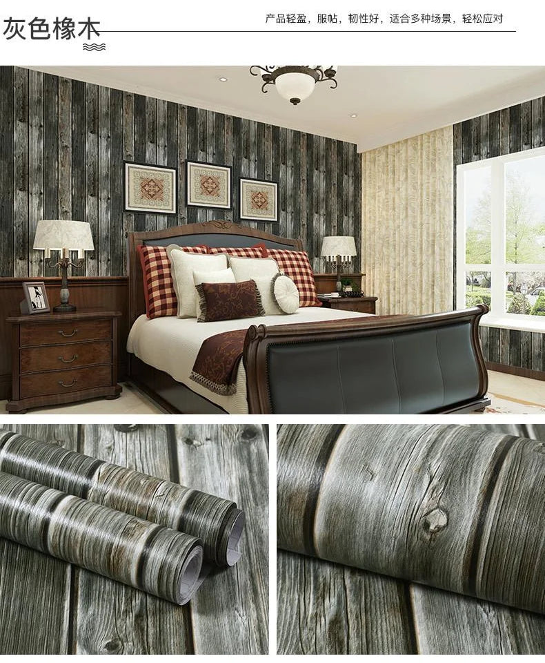 Wood Grain Self Adhesive Wallpaper