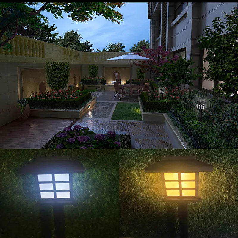 8 Pack Solar Pathway Garden Lights Outdoor Waterproof Landscape