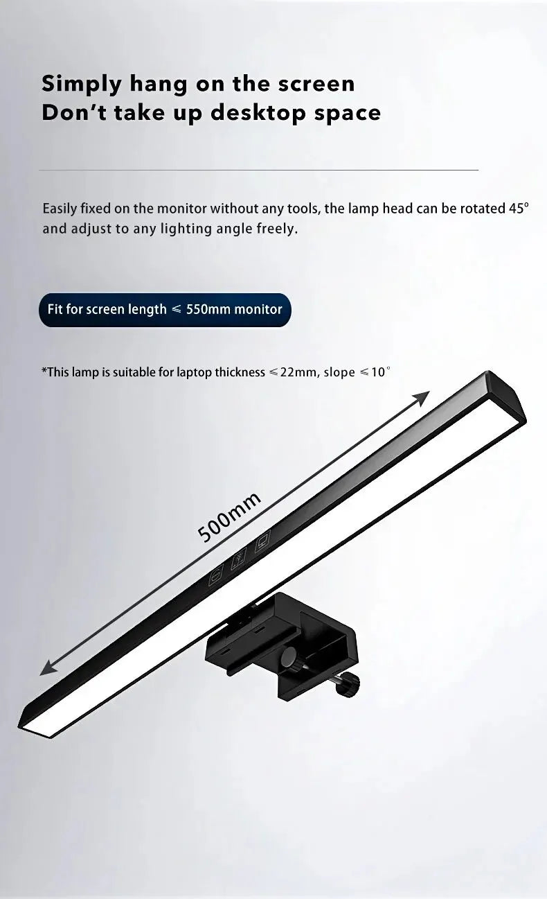 Computer Monitor Screen Light Bar